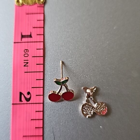 Cherries Stud NWOT  - Picture 2 of 4
